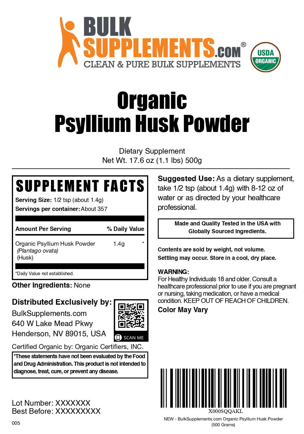 Organic Psyllium Husk Powder - Image 6
