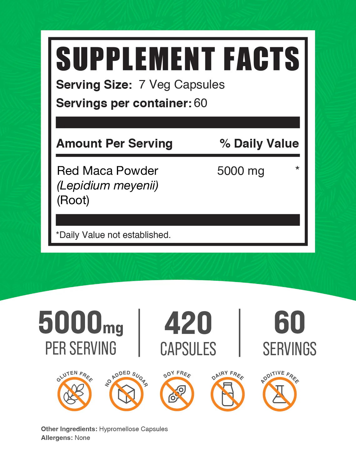 Red Maca Root Capsules - Image 2