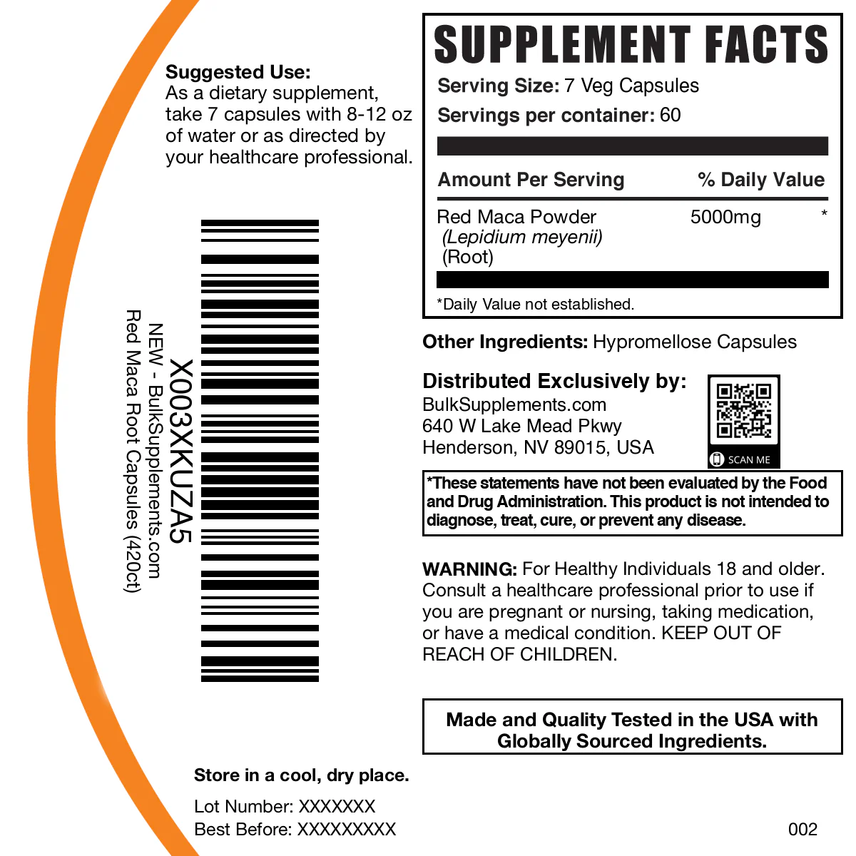 Red Maca Root Capsules - Image 6