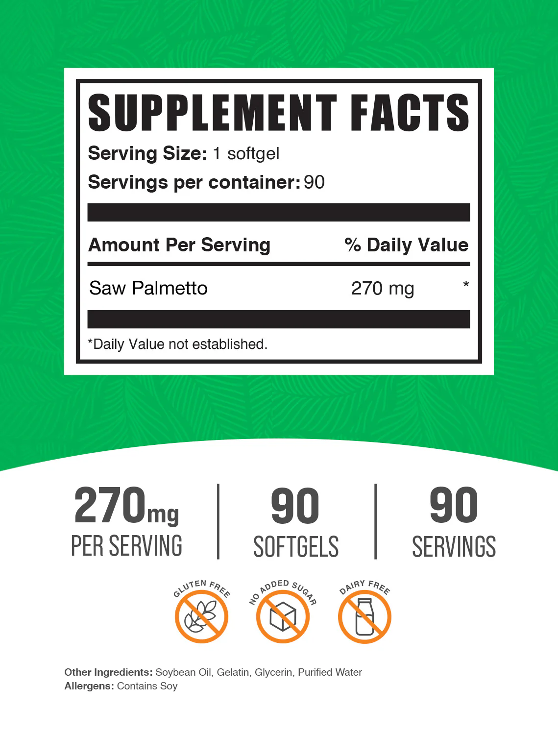 Saw Palmetto Softgels - Image 2
