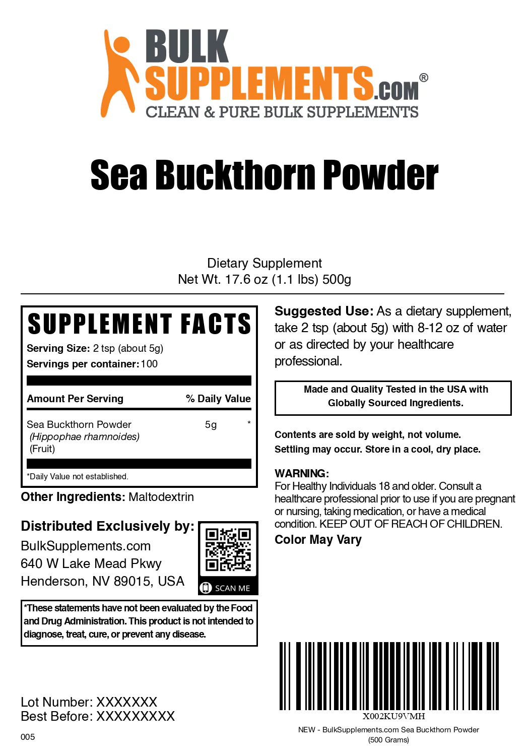 Sea Buckthorn Powder - Image 6