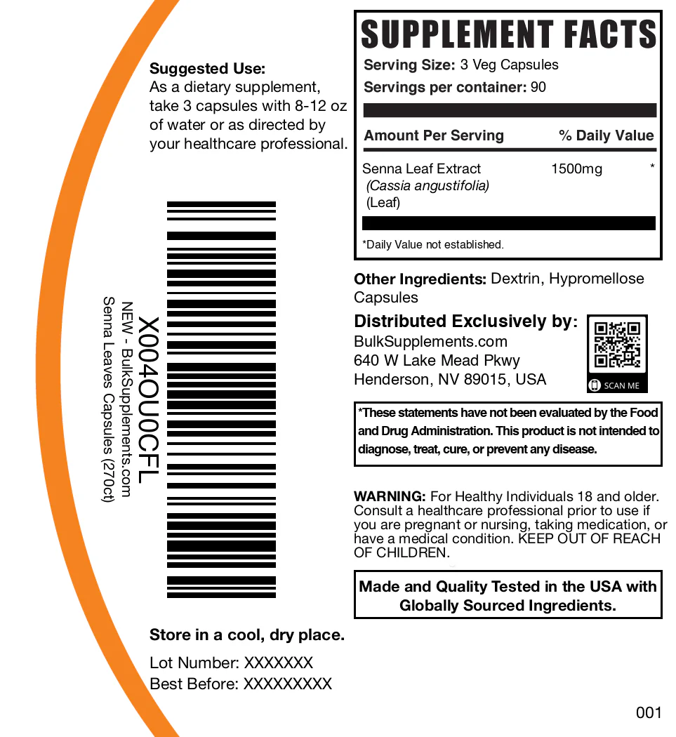 Senna Leaf Extract Capsules - Image 6