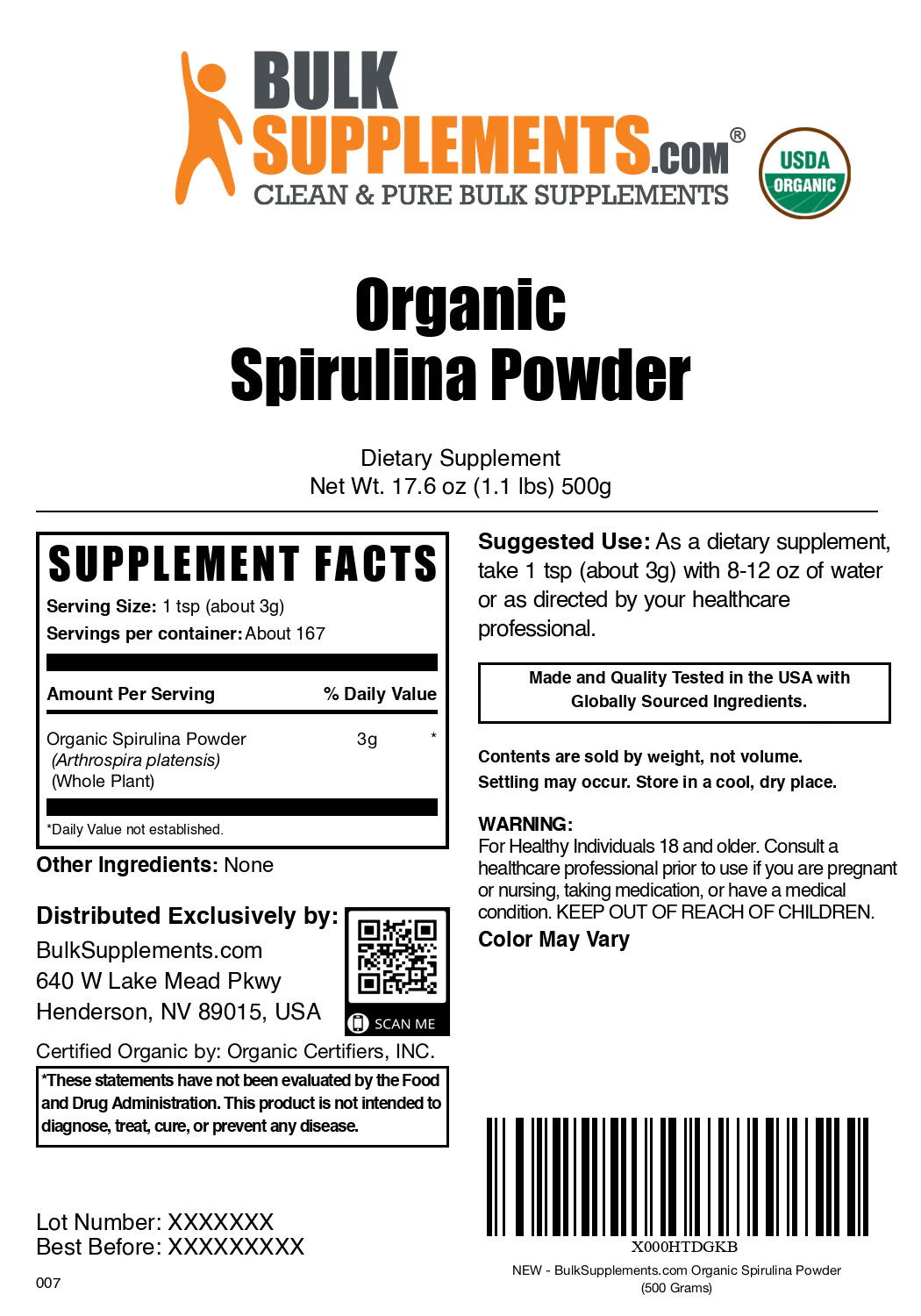Organic Spirulina Powder - Image 6