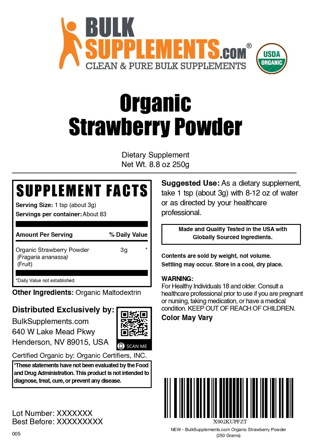 Organic Strawberry Powder - Image 6