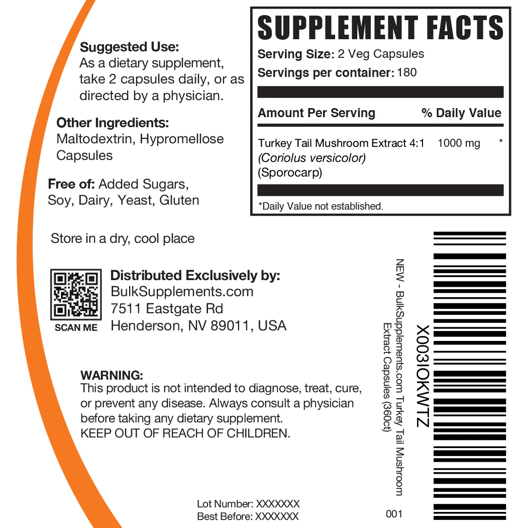 Turkey Tail Mushroom Capsules - Image 7