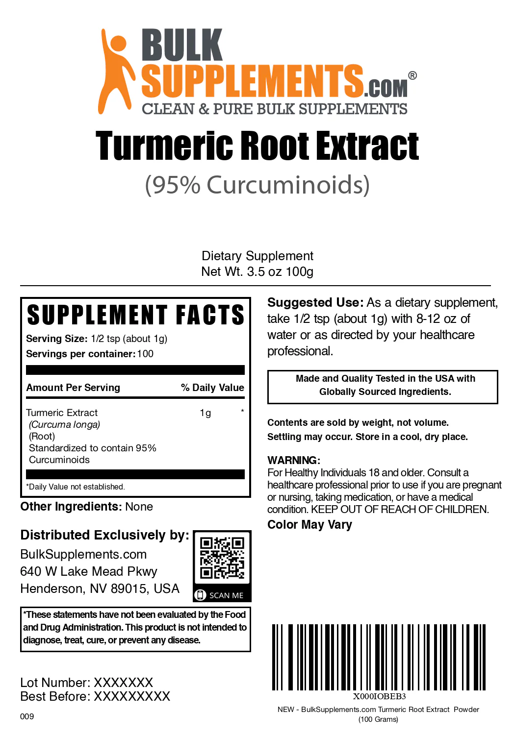 Turmeric Extract (Curcumin) Powder - Image 6
