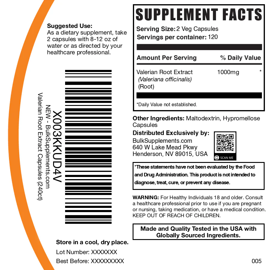 Valerian Root Extract Capsules - Image 6