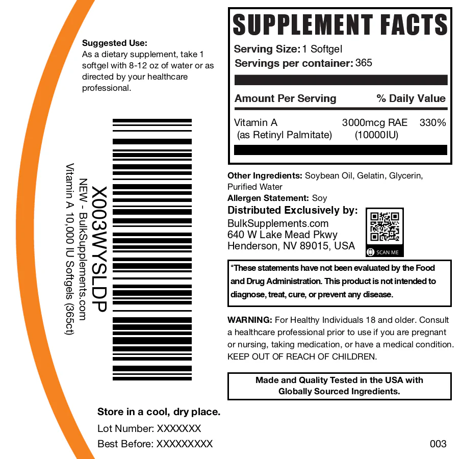 Vitamin A Softgels - Image 7