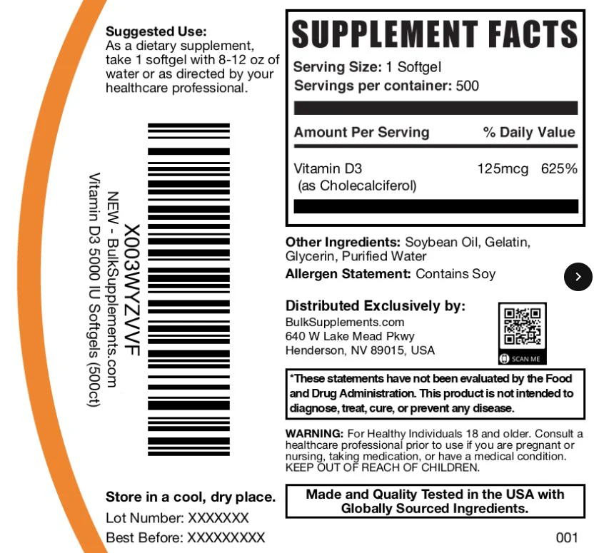 Vitamin D3 Softgels - Image 6