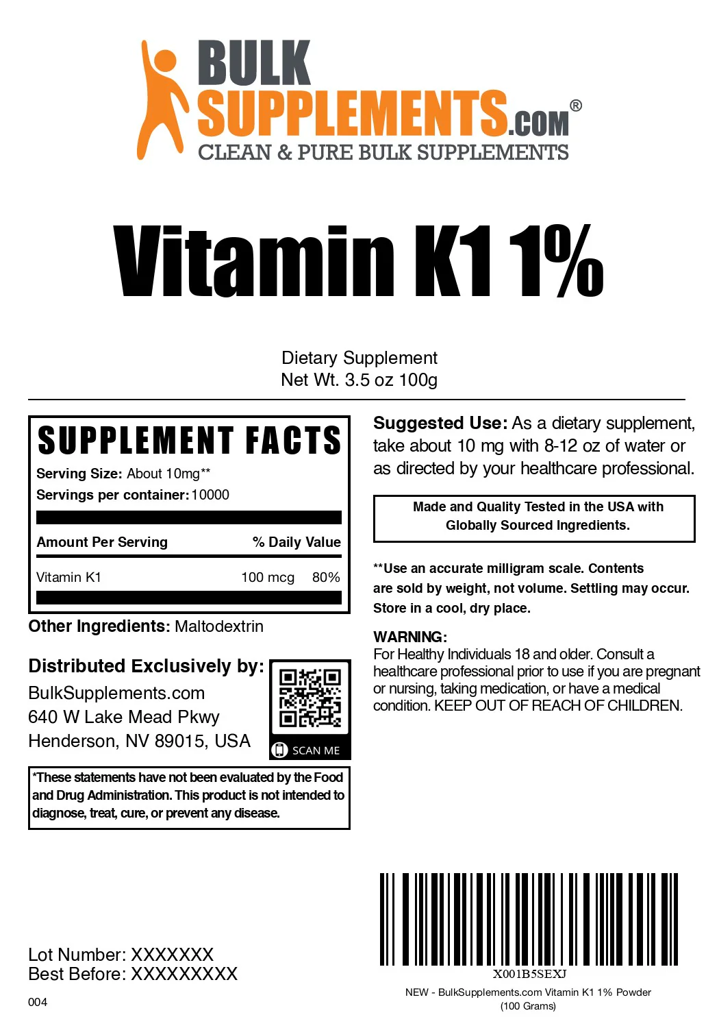 Vitamin K1 (1%) Powder - Image 7