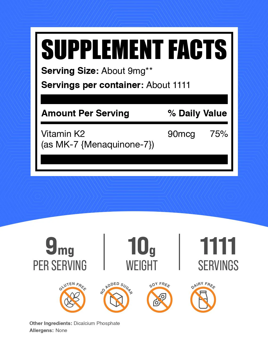 Vitamin K2 MK7 Powder - Image 2