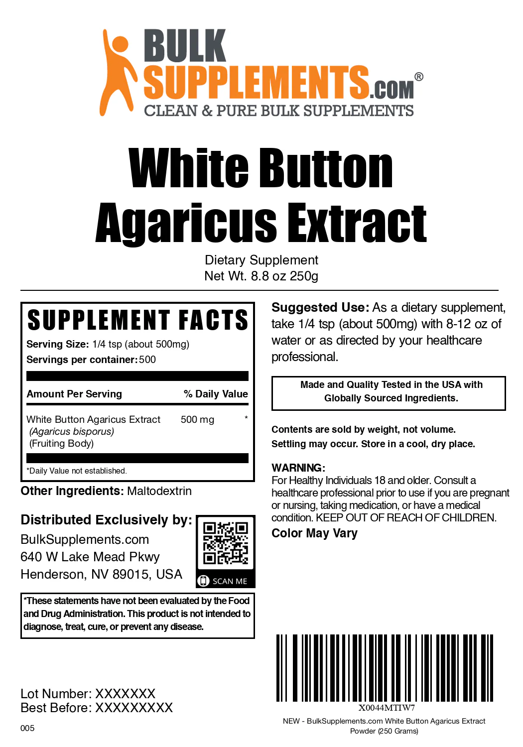 White Button Mushroom Extract Powder - Image 6