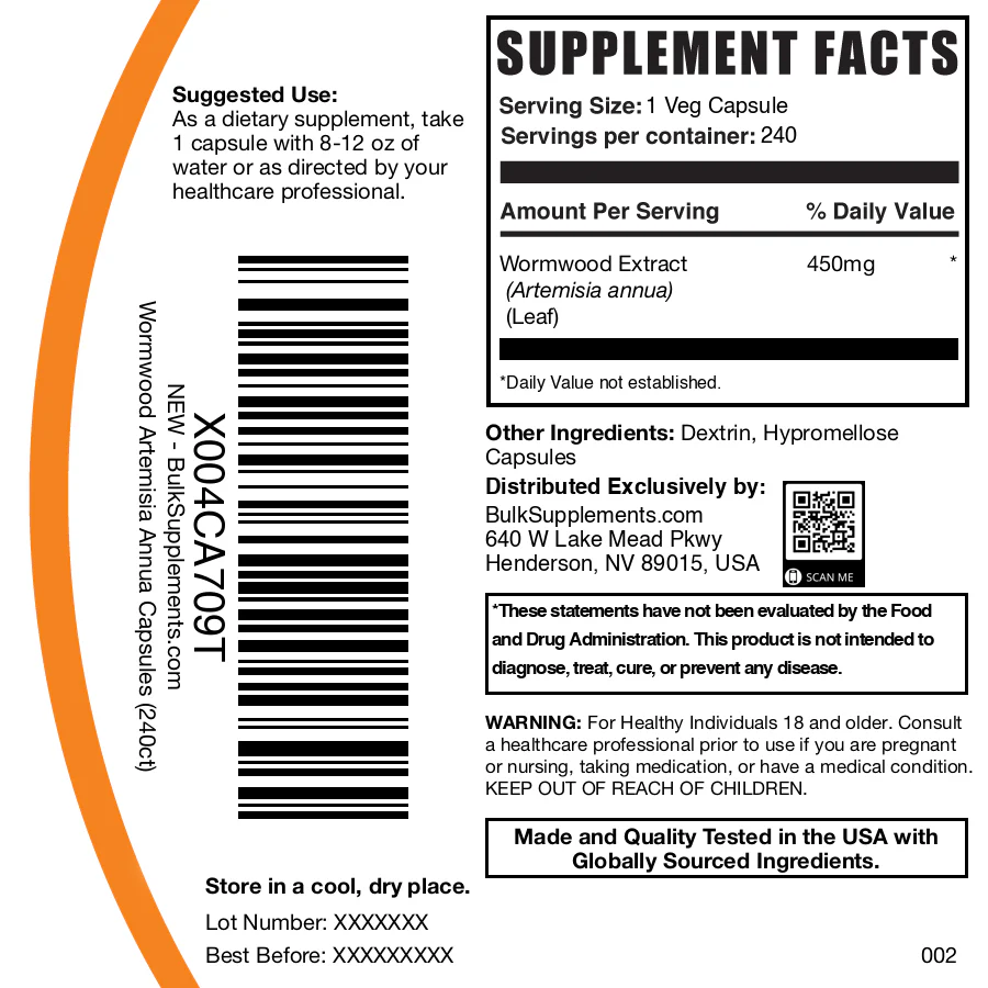 Wormwood Extract Capsules - Image 6