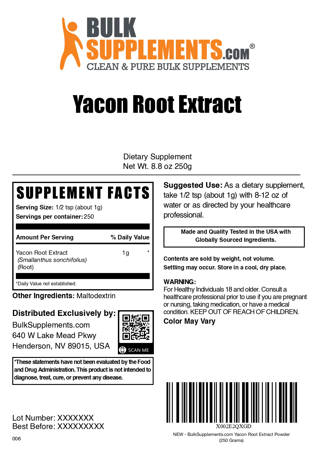 Yacon Root Extract Powder - Image 6